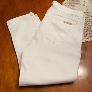 White Michael Kors cropped jeans